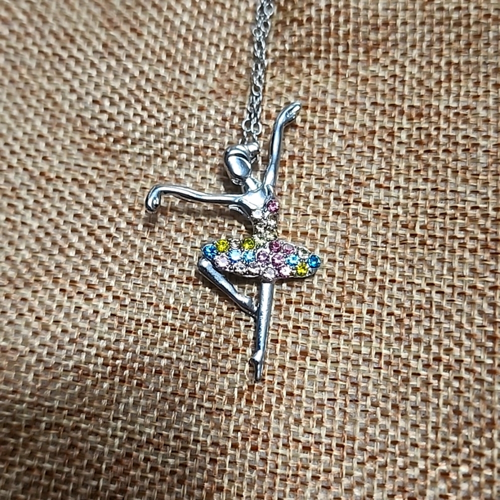 Dancer, ballerina,  multiple color necklace